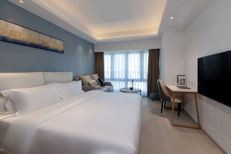 Bedroom 3, Binhe Yunju Boutique Apartment (Shenzhen Tanglang City), Shenzhen
