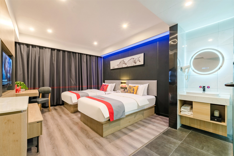 Bedroom 2, Jun Hotel Henan Anyang Fuyan Road Municipal, Anyang