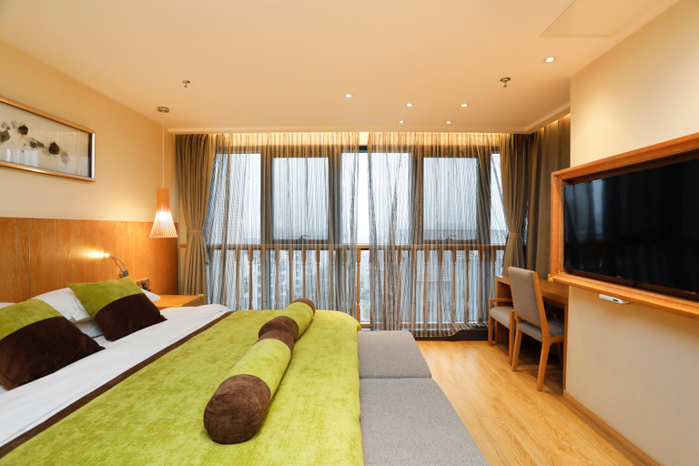 Bedroom 2, Canal Jingdian Apartment, Yangzhou