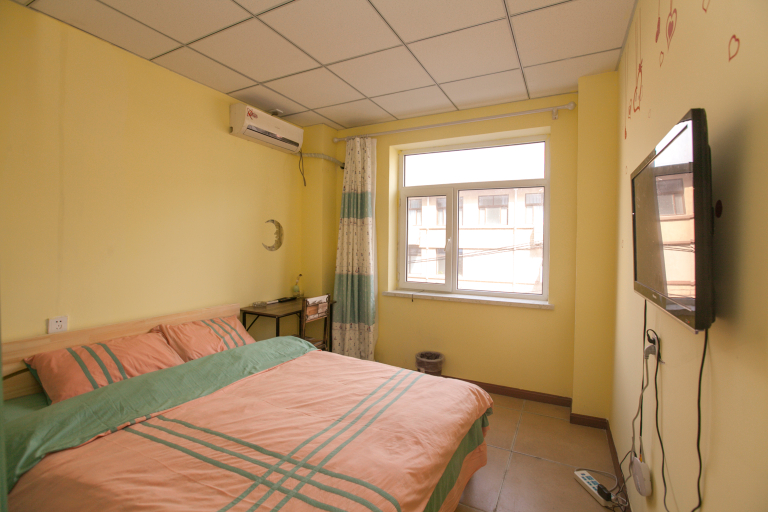 Bedroom 2, Dalian Xinghai Square Shengya Ocean World ATOUR Light Hotel, Dalian