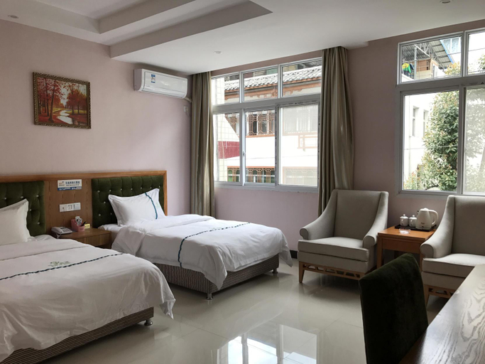 Bedroom 2, Jiangan Business Hotel, Longnan