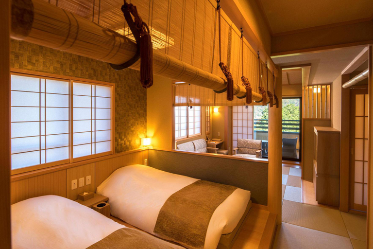 Bedroom 3, 箱根強羅温泉 雪月花 別邸 翠雲, Hakone
