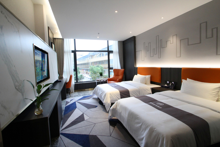 Bedroom, Hairunjingan Hotel, Mianyang
