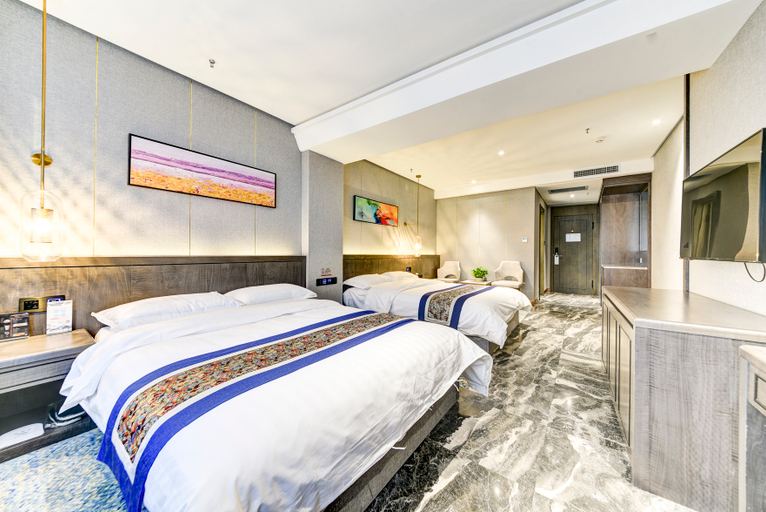 Bedroom 2, Harbin Zhong Yang Street Kailan Hotel (Saint Sophia Cathedral), Harbin
