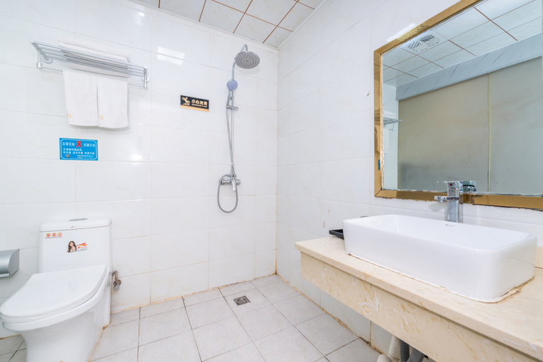 Bathroom, Huangling welcome business hotel, Yan'an