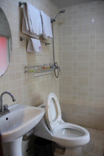 Bathroom 3, Beijing changanfu Hotel (Beijing zhichunli subway station store), Beijing