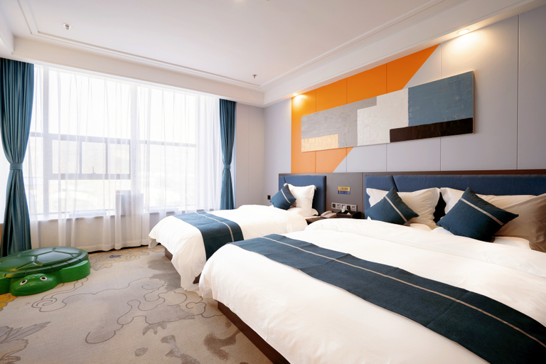 Bedroom, Jinhanlan Hotel Baoji (Wanda Plaza Dongfeng Road), Baoji