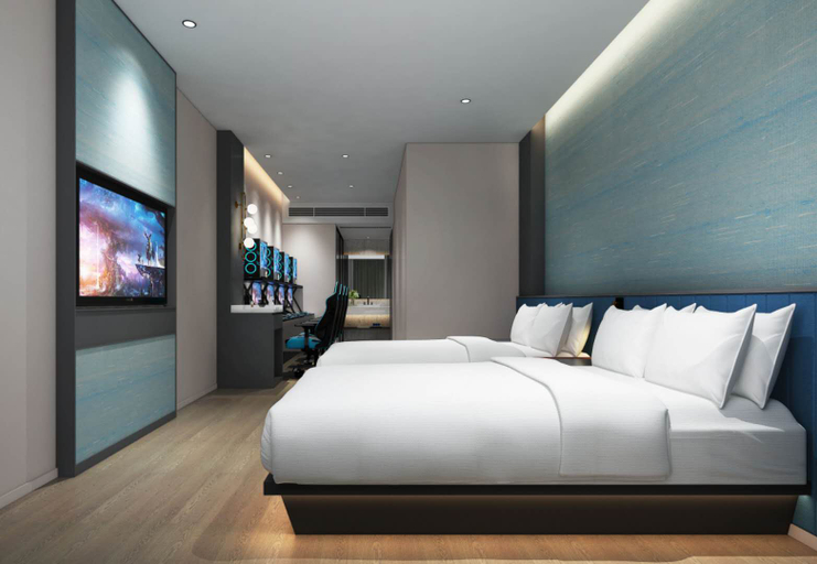 Bedroom, 常山金僑智尚ホテル(Changshan Jinqiao Zhishang Hotel), Quzhou