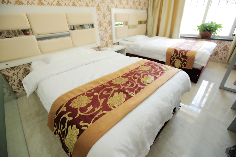 Bedroom 2, 忻佳ホテル ハルビン(渤海路地下鉄駅731部隊遺址)(哈尔滨忻佳宾馆(渤海路地铁站731部队遗址店)), Harbin