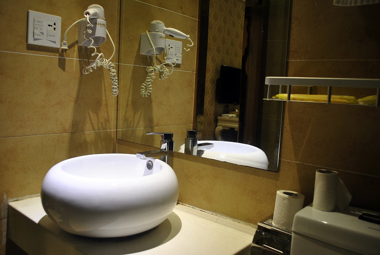 Bathroom, Wan Hong Business Hotel, Taizhou