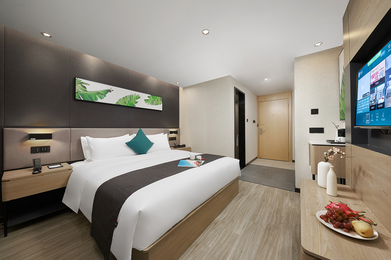 Bedroom 2, Shankee Tea Style Hotel (Dongping Ruyuan Life Plaza), Tai'an