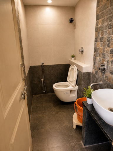 Bathroom 4, Hotel Chhaya, Aurangabad