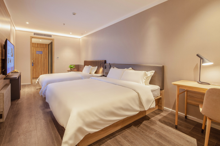 Bedroom 3, Hanting Premium Hotel Qingdao Yongping Road Metro Station, Qingdao