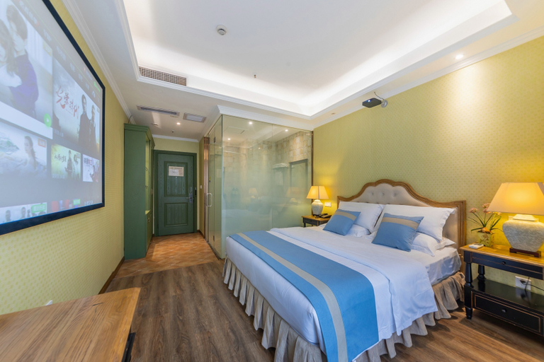 Bedroom, Changdi Meishi Boutique Hotel, Chongqing