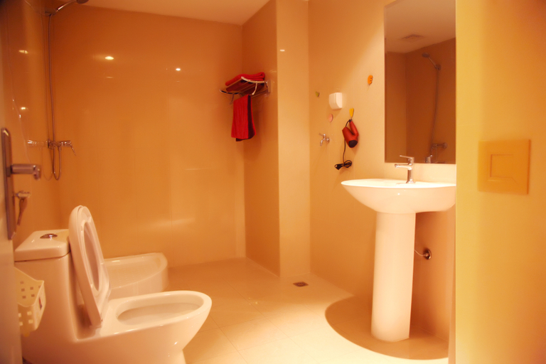 Bathroom 3, Wanda Shangjing Apartment Hotel, Qiqihar