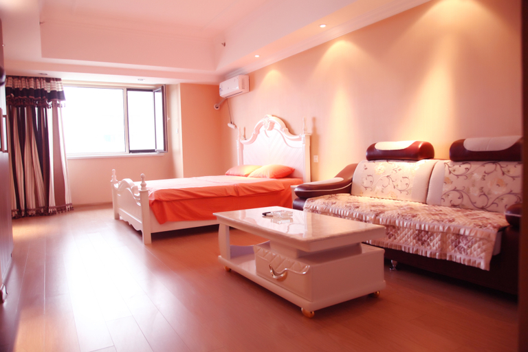 Bedroom 2, Wanda Shangjing Apartment Hotel, Qiqihar