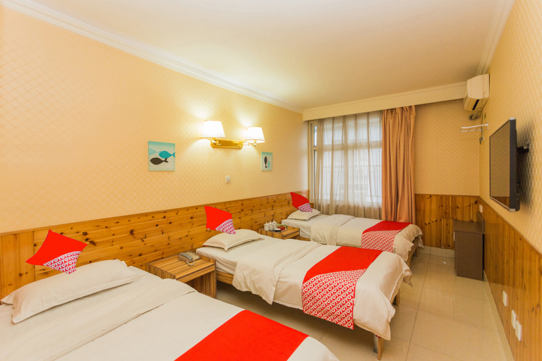 Bedroom 2, Tiantian Jiaqi Hotel (Qingdao Baolong Plaza), Qingdao