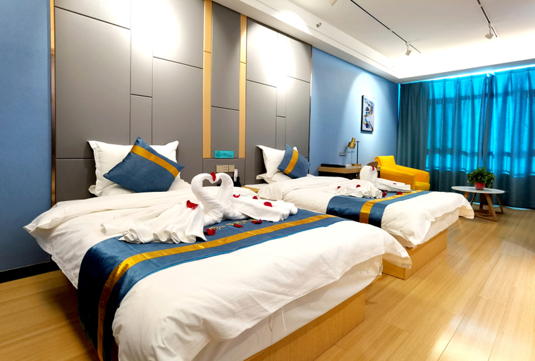 Bedroom 2, Grace Hotel（Yinchuan Yucheng Center Fenglinwan Store）, Yinchuan