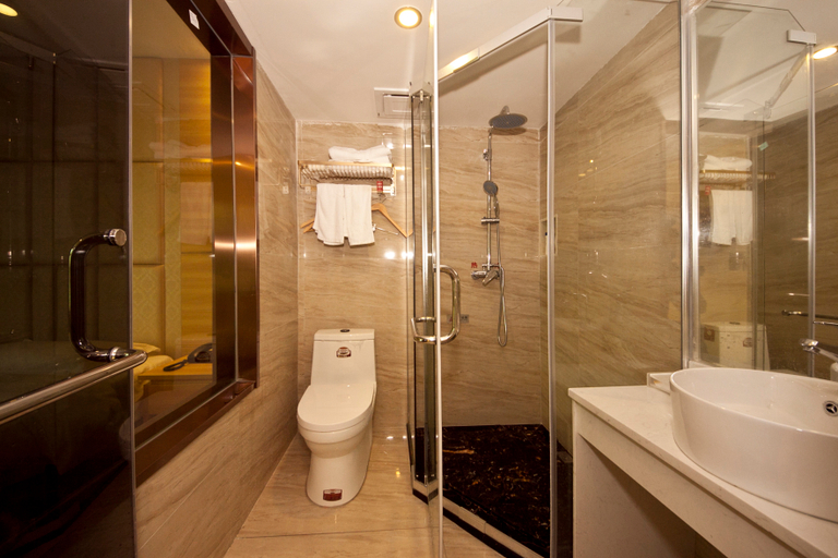 Bathroom 3, Green Star Hotel (CangShan Wanda), Fuzhou