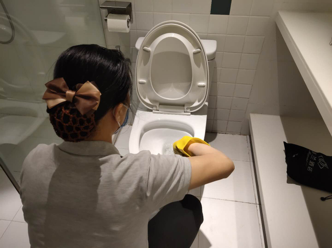 Bathroom 4, Magnotel Jining Canal City Shop, Jining