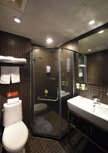 Bathroom 4, Hanting Hotel Suzhou Mudu Kaima Auto City, Suzhou