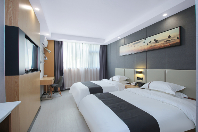 Bedroom 2, Thank U Hotel (Nanjing taishanxincun subway station), Nanjing