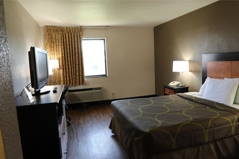 Bedroom 2, Econo Inn, Platte