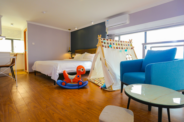 Bedroom 2, Foshan Lehui Hotel Apartment (Shundelunjiao Square Branch), Foshan