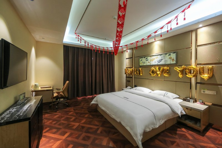 Bedroom 2, Linyi Huacheng Hotel, Dingxi