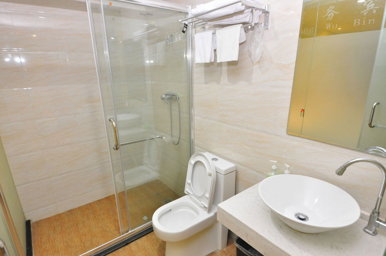 Bathroom 2, Jixuan Business Hotel, Guangzhou