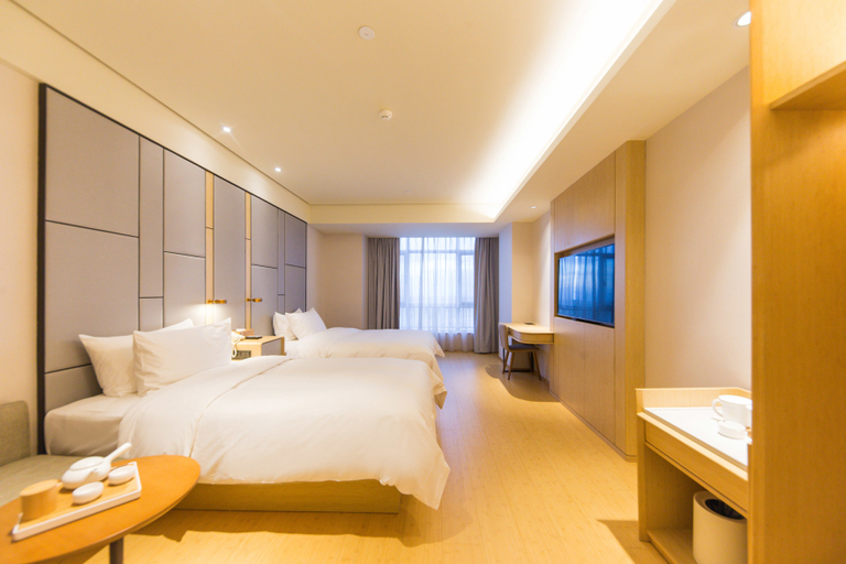 Bedroom, JIホテル(コルガス國門)(全季酒店(霍尔果斯国门店)), Ili Kazakh