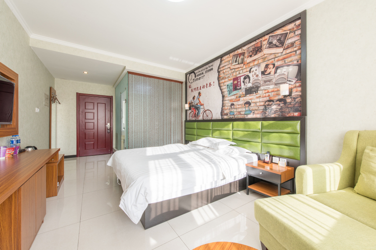 Bedroom 2, Woyi Garden Hotel (Zhuozhou Central Square), Baoding