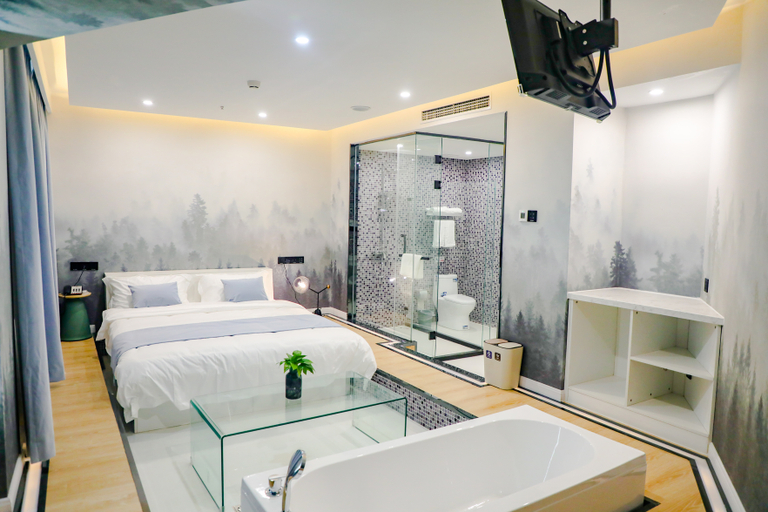 Bedroom 2, Yuan He Hotel Beijing(Beijing North China Electric Power University), Beijing