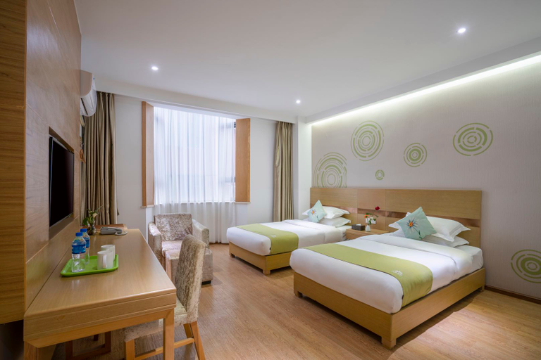 Bedroom 2, グリーンツリースマートチョイスホテル(大理洱海溼地公園)(格林豪泰智选酒店(大理洱海湿地公园店)), Dali Bai