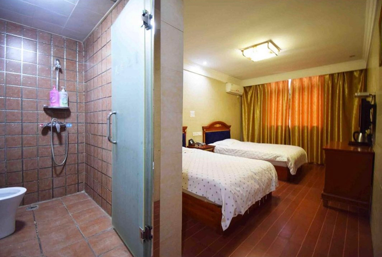 Bedroom 2, 如家チャイナイン(China Inn)ホテル(南京勝太西路地下鉄駅)(如家华驿酒店(南京胜太西路地铁站店)), Nanjing