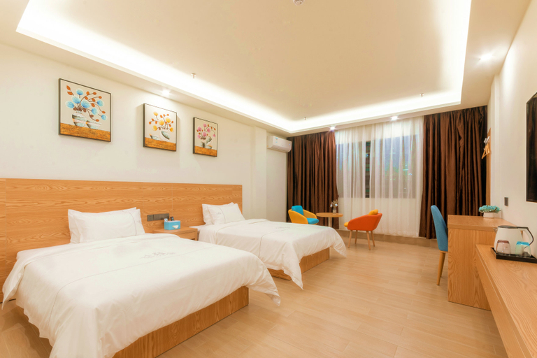 Bedroom 2, Yazhan Hotel, Zhuhai