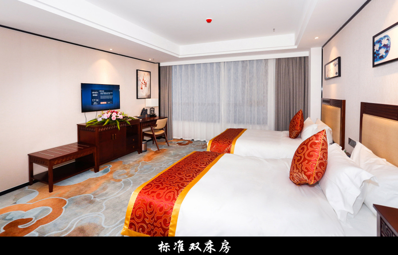 Bedroom, Huayuan International Hotel, Fuyang
