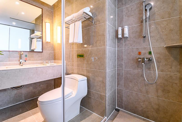 Bathroom 3, Vienna International Hotel Wuhan Yangluo New Port, Wuhan