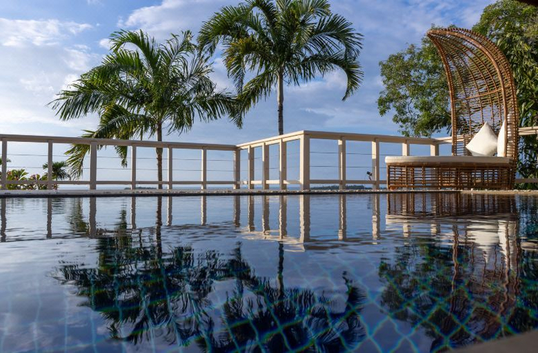 室外游泳池 4, Villa Sea Drea Kata Beach 5BR Seaview Pool Villa Phuket Warm Plus, Pulau Phuket