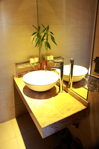 Bathroom 2, Qingmu Chain Hotel (Ma'anshan Yushan West Road Huarun Suguo), Ma'anshan