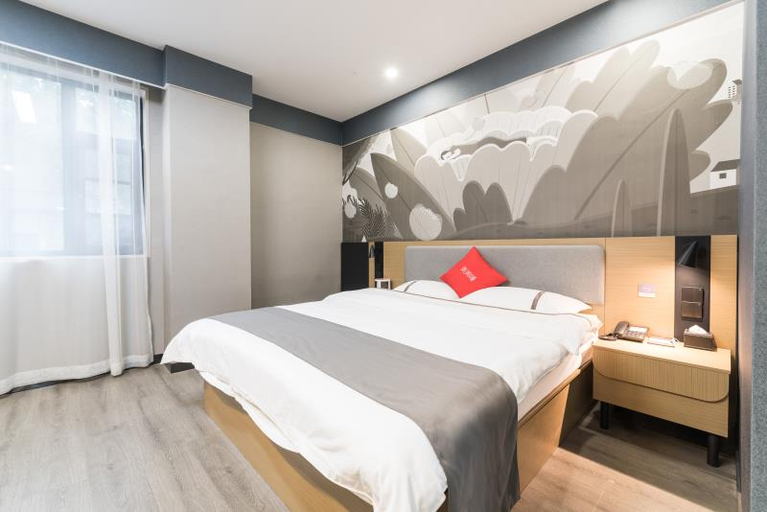 Bedroom 2, Shangkeyou Hotel(Dayanta Subway entrance), Xi'an
