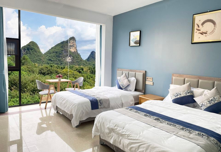 Bedroom 1, Yangshuo Liyin Homestay, Guilin