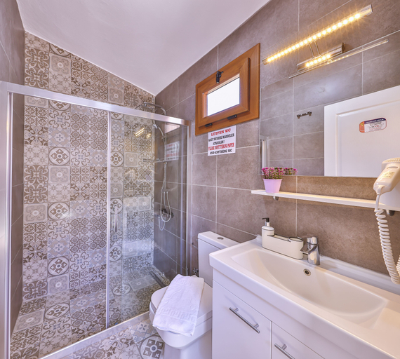 Bathroom, Almond Bungalow Hotel, Marmaris