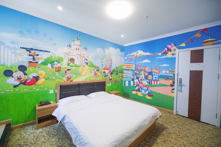 Bedroom 2, Yishanhai Hotel (Dalian Jinshitan Discovery Kingdom Branch), Dalian