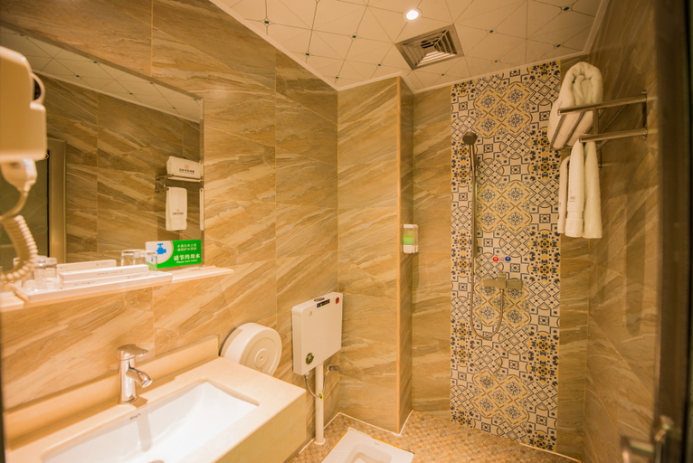 Bathroom 2, Sainan Business Hotel (Guangzhou Huangpu Development Zone East Area), Guangzhou