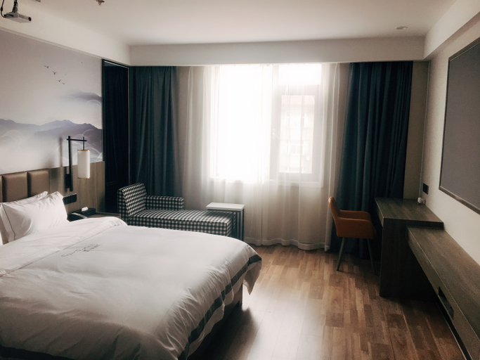 Bedroom 2, Qingmu Select Hotel (Nanjing Dachang Getang Subway Station), Nanjing