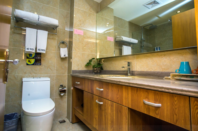Bathroom 3, Mingcheng Hotel (Chengdu Shuangnan Red Pailou), Chengdu