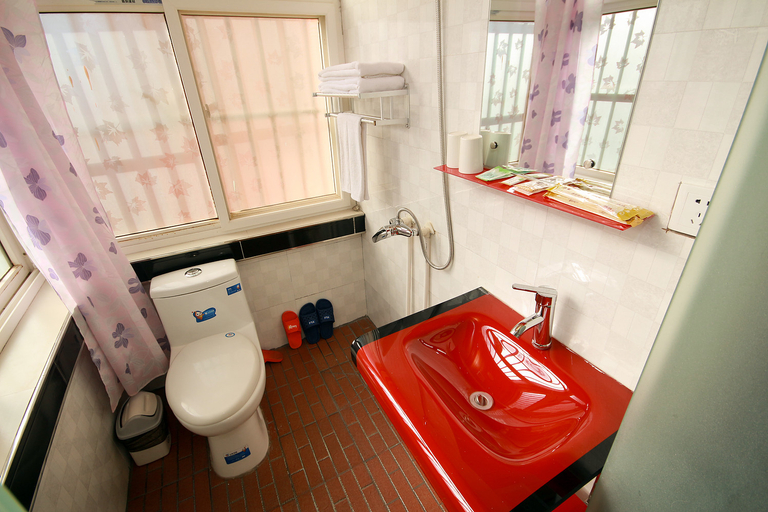 Bathroom, Lidu Business Hotel, Xianyang