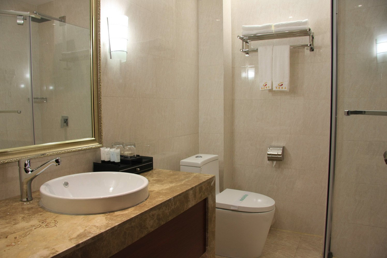 Bathroom, Huilong Business Hotel, Jiamusi