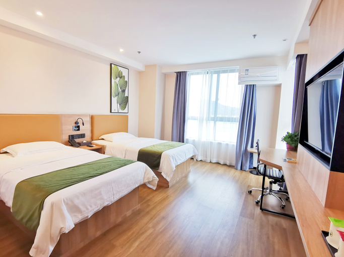 Bedroom 2, Green Tree Inn Huangshan Yixian County Xidi Hongcu, Huangshan